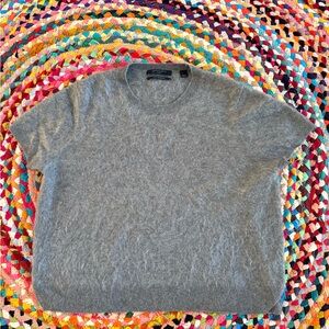 All Saints Gray Crew Neck Sweater